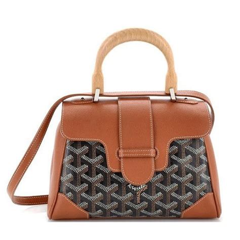 Túi Xách Nữ Goyard Saigon Top Handle Bag Mini 